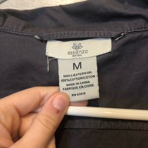 essenza Jackets & Coats - Gray, Hooded Utility Jacket essenza Jackets & Coats - Gray, Hooded Utility Jacket